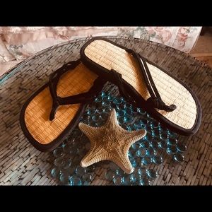 ⭐️NWOT⭐️Cinnamon Bark Sandals-Size 38 Euro/7-8 US
